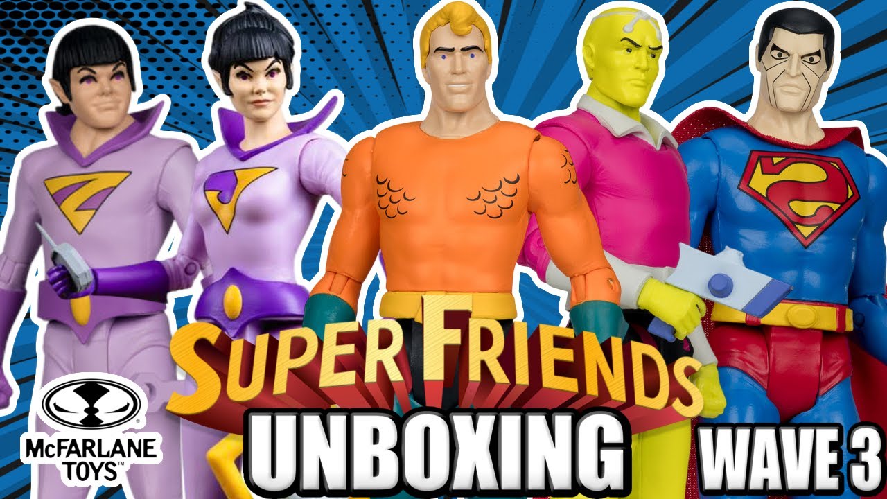 McFarlane’s Super Friends Figures Wave 3 a Review and Unboxing: Nostalgic Action Figure Gold!!