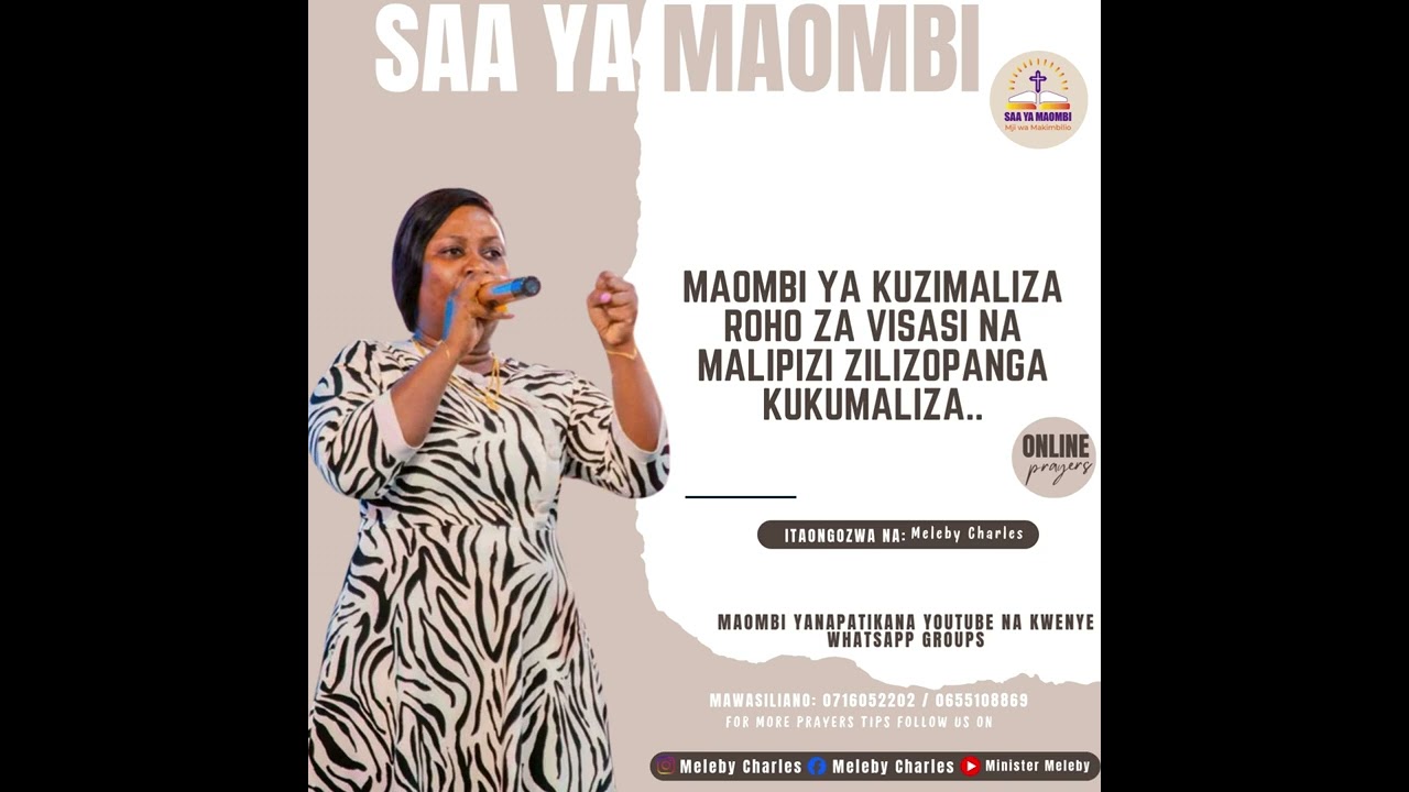 MAOMBI YA KUZIMALIZA ROHO ZA VISASI NA MALIPIZI ZILIZOPANGA KUKUMALIZA..