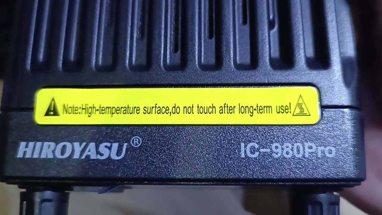 On box Rádio Hiroyasu IC-980 Pro