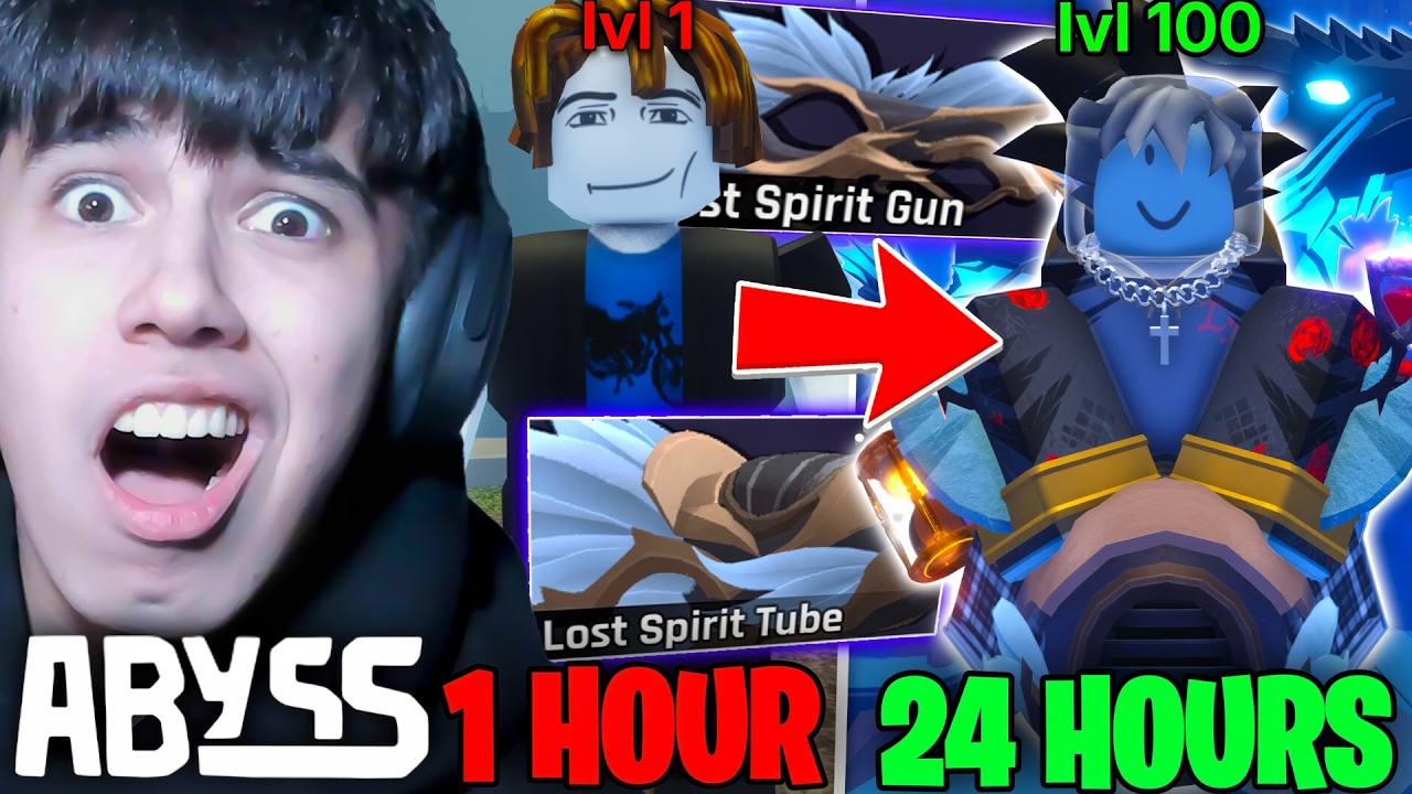 I Spent 24 HOURS On Abyss! (Roblox)