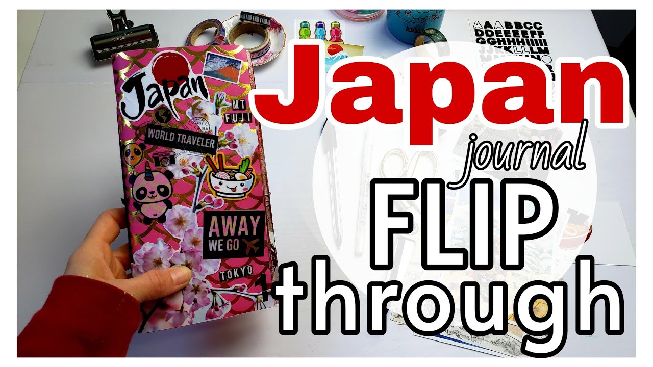 JAPAN Journal FLIP THROUGH | Traveler's Notebook #journal  #travelersnotebook #journalflipthrough