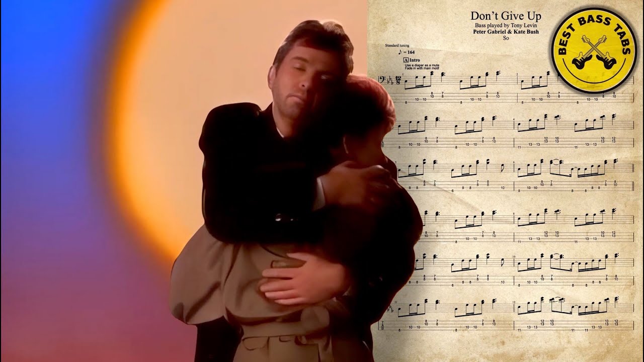 Don’t Give Up // Bass Cover with TABS // Peter Gabriel (feat. Kate Bush & Tony Levin)