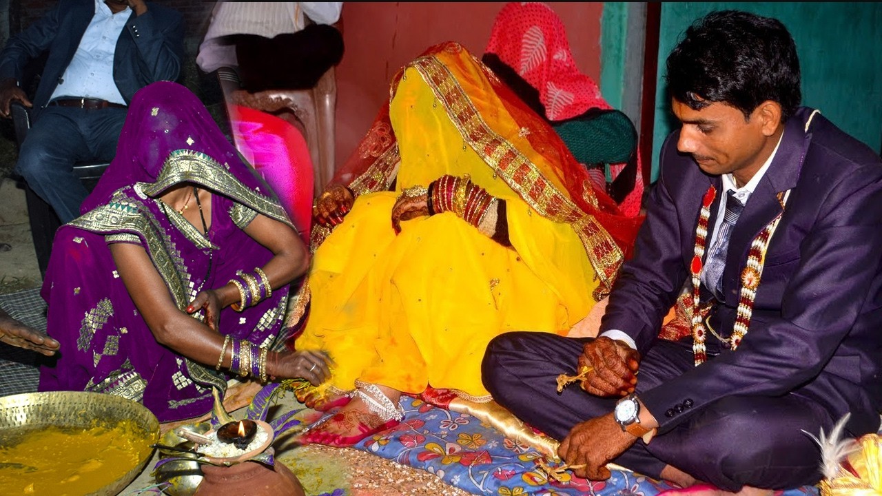 Indian Bagheli Shadi Jitendra Sang Archana Ka Vivah Kanyadan & Sindoordan Ki RAsam #weddingvideo