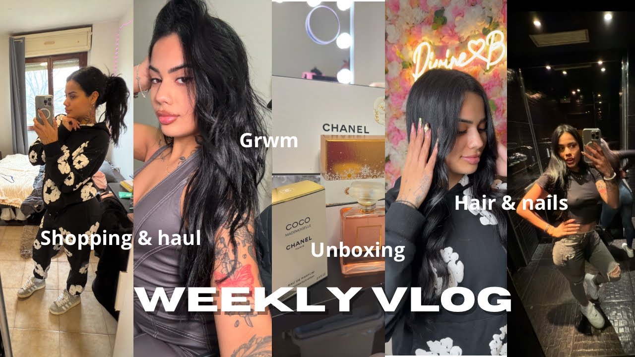 WEEKLY VLOG | unboxing, shopping & haul, hair & nails, GRWM..