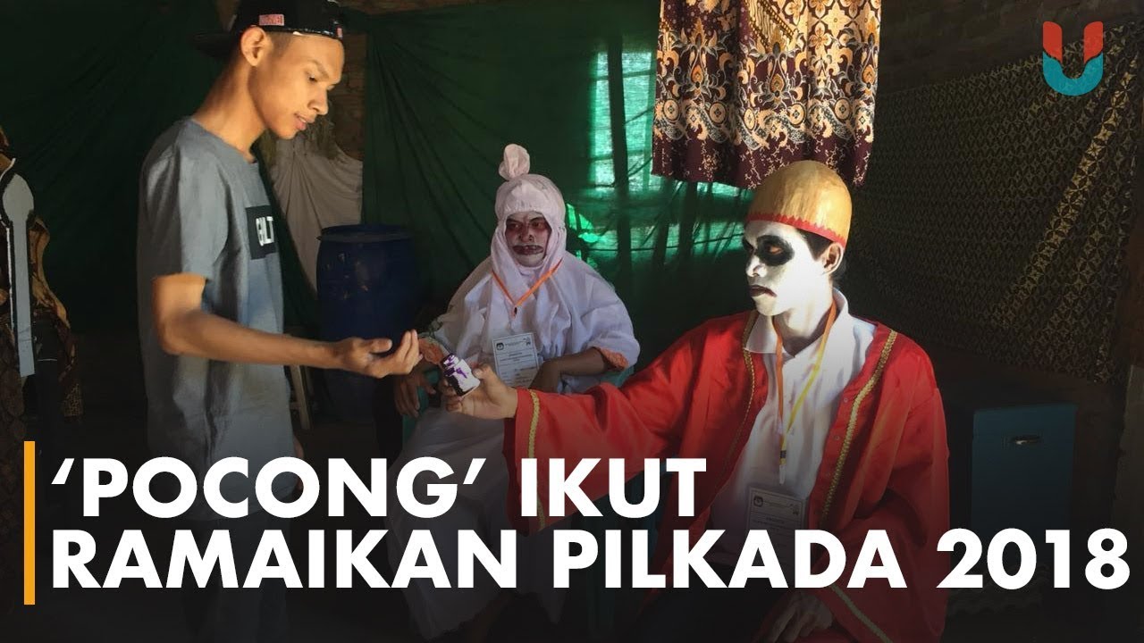 &lsquo;Pocong&rsquo; Ikut Ramaikan Pilkada 2018