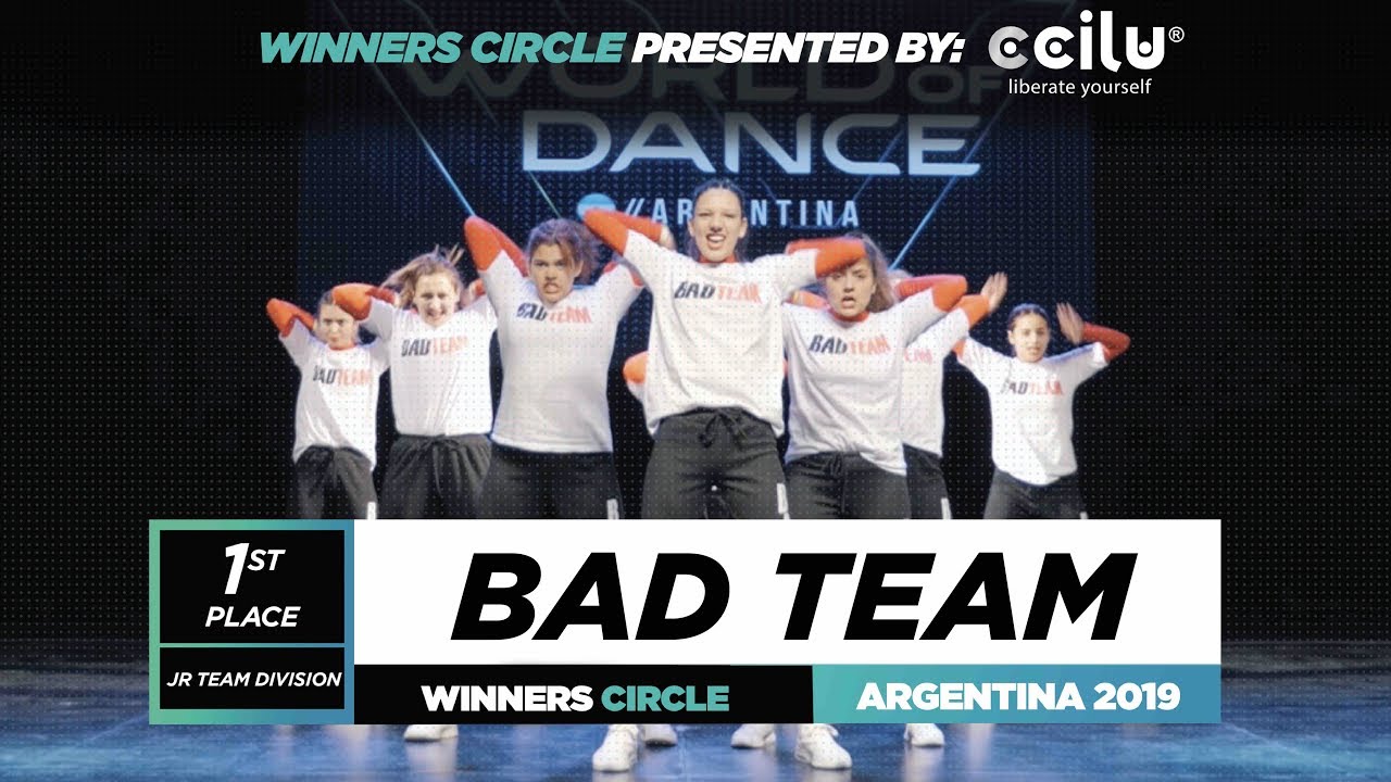 Bad Team | 1st Place Jr Team | Winners Circle | World of Dance Argentina Qualifier 2019 |  #WODARG19