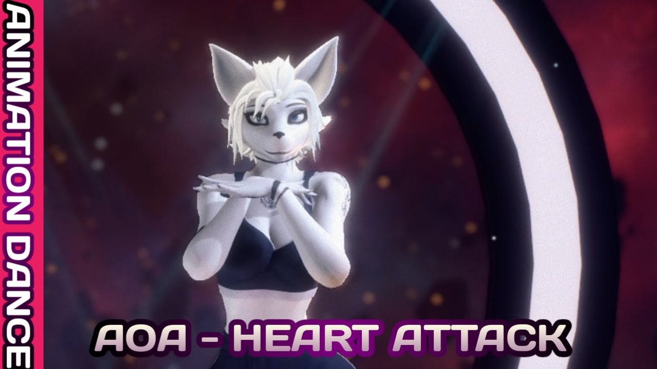AOA - HEART ATTACK || furry animation dance (Maxine edition)