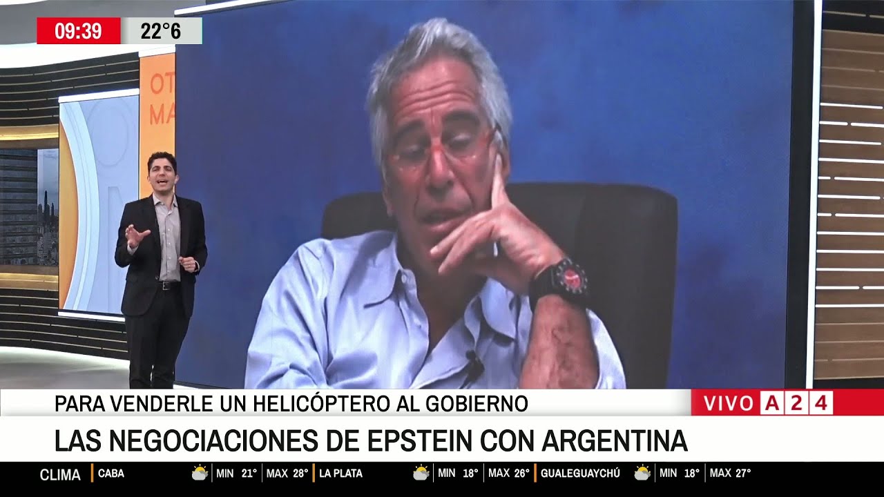 📢 LAS NEGOCIACIONES DE JEFFREY EPSTEIN CON ARGENTINA PARA VENDERLE UN HELICÓPTERO AL GOBIERNO