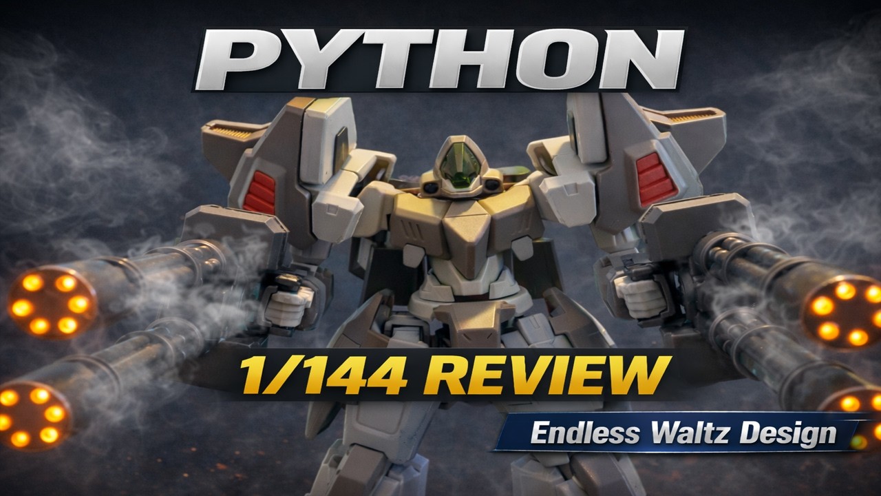 1/144 Python (Serpent) Review | Gundam Wing Endless Waltz #gunpla #gundam #gundamwing