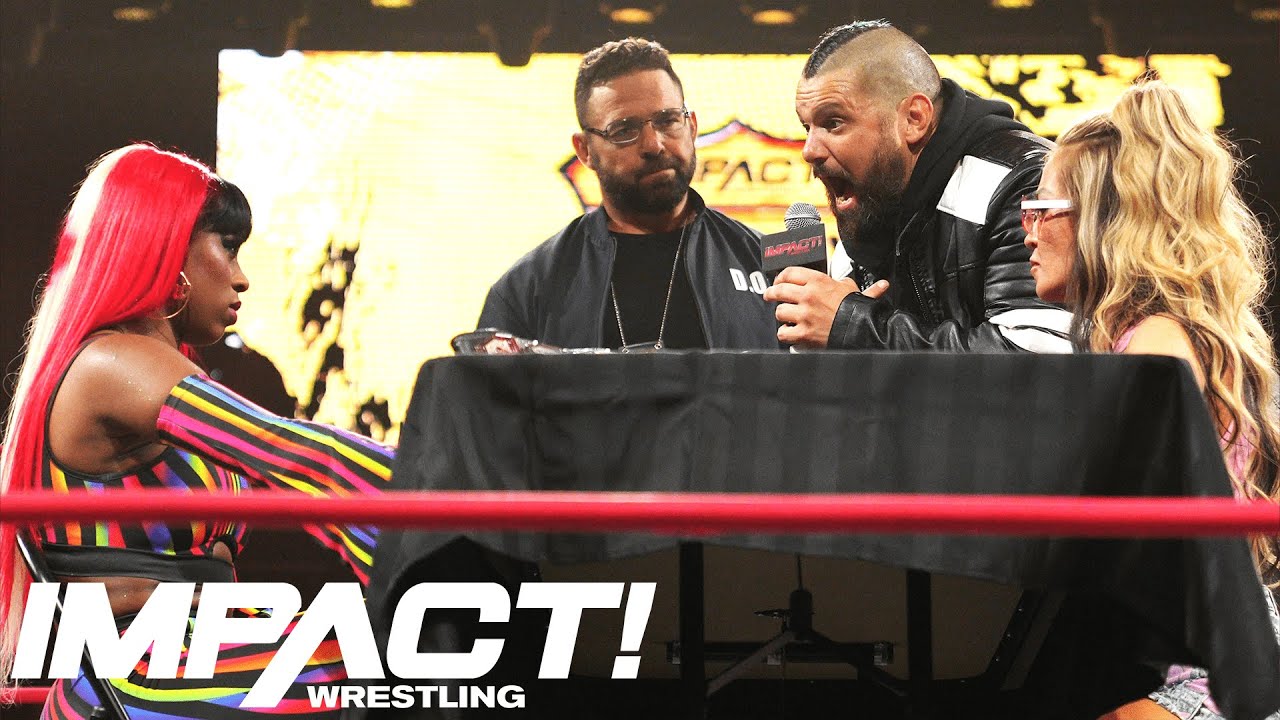 Trinity SMASHED THROUGH TABLE by Eddie Edwards | IMPACT September 7, 2023