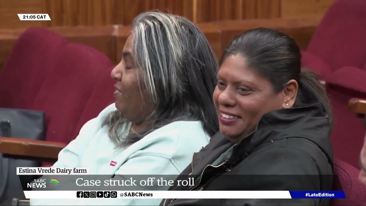 Estina Vrede Dairy Farm | Matter struck off the roll