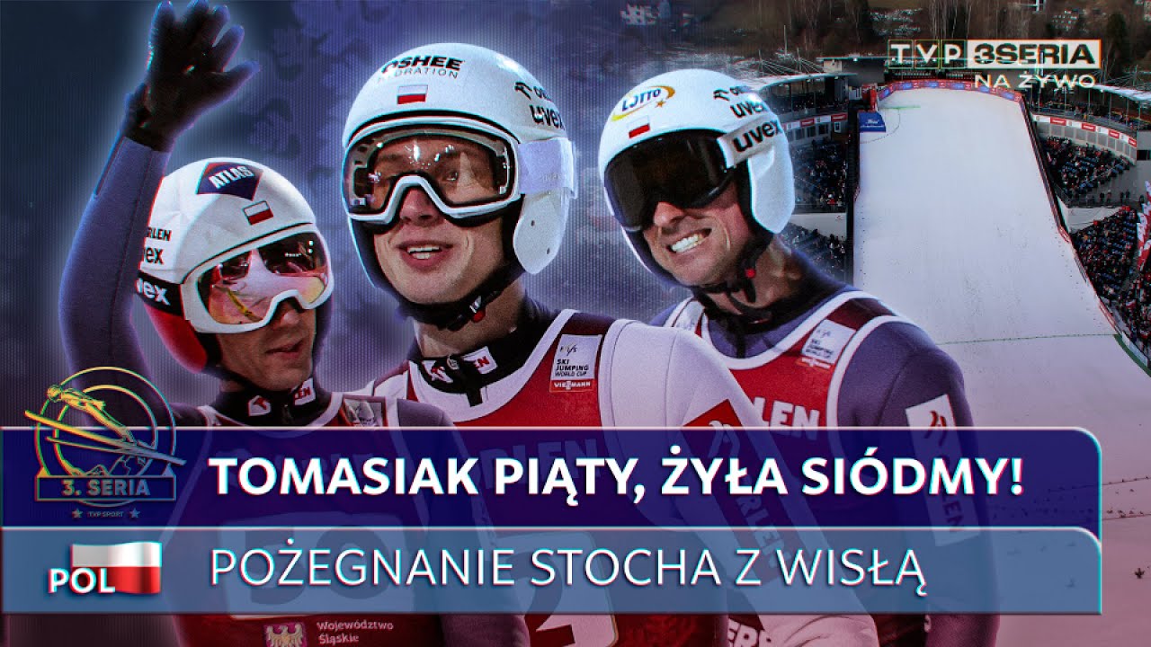 PŚ W WIŚLE: TOMASIAK PIĄTY, ŻYŁA SI&Oacute;DMY! STOCH POŻEGNAŁ SKOCZNIĘ IM. MAŁYSZA. TRZECIA SERIA LIVE