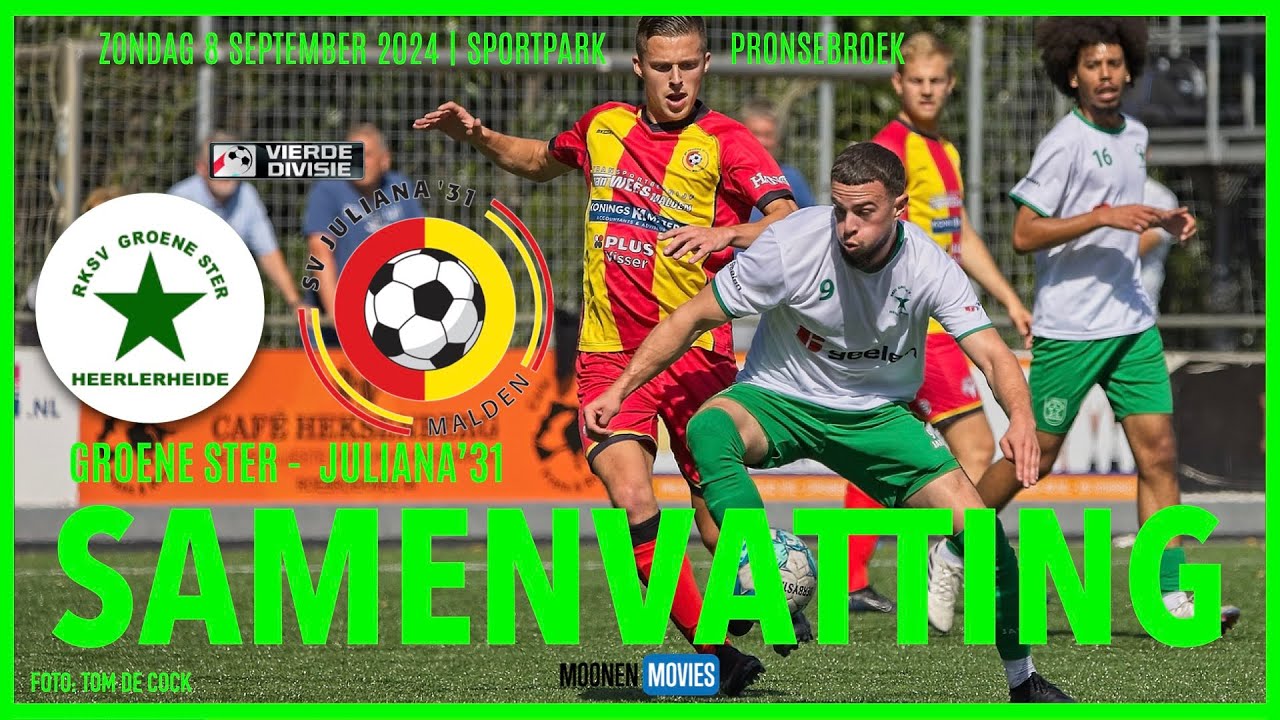 ⚽ WEL MOGELIJKHEDEN MAAR GEEN DOELPUNTEN BIJ GROENE STER TEGEN JULIANA'31