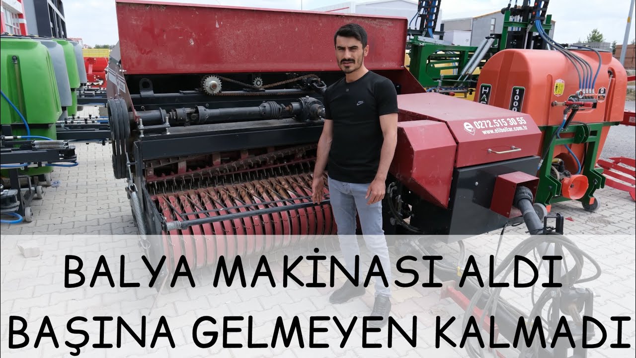 KARISININ BİLEZİKLERİ İLE BALYA MAKİNASI ALDI BAŞINA GELMEYEN KALMADI