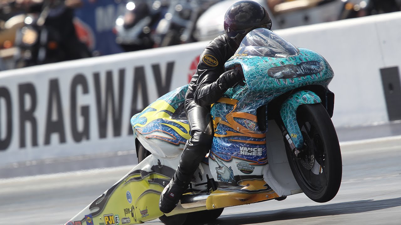 Jerry Savoie fastest in Pro Stock Motorcycle at the Carolina Nats #NHRA
