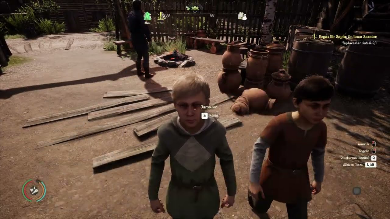 Medieval Dynasty Co-op 1.Bölüm - Tonyujay ile Wimdrim'in Hikayesi ( Sürpriz Son ) w/ Kwein, Haxellaw