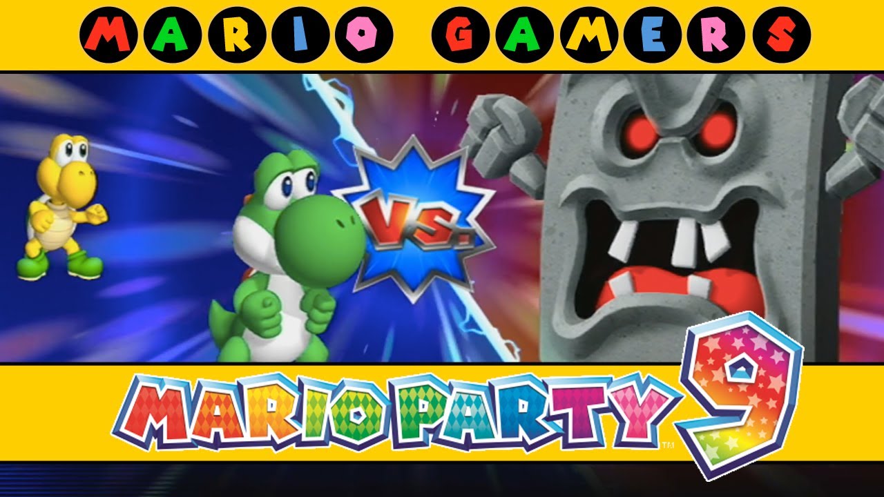 Mario Party 9 - Bob-omb Factory - Duel Mode (Yoshi vs Koopa)