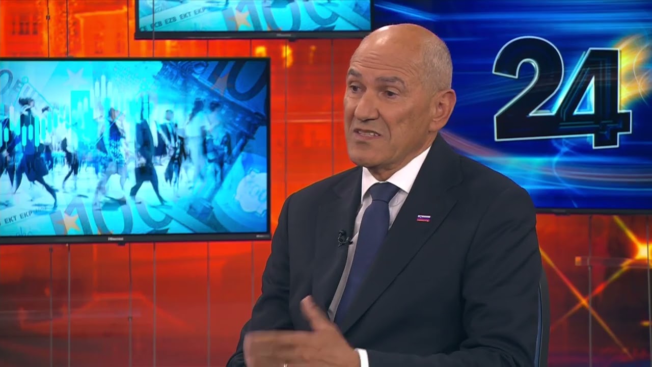 24 UR ZVEČER | POGOVOR S PREDSEDNIKOM SDS JANEZOM JANŠO | POP TV