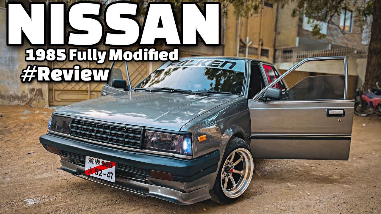 Fully Modified Nissan Sunny 1985 || Nissan Sunny Detailing  Review♥️@syedhuzaifavlogs