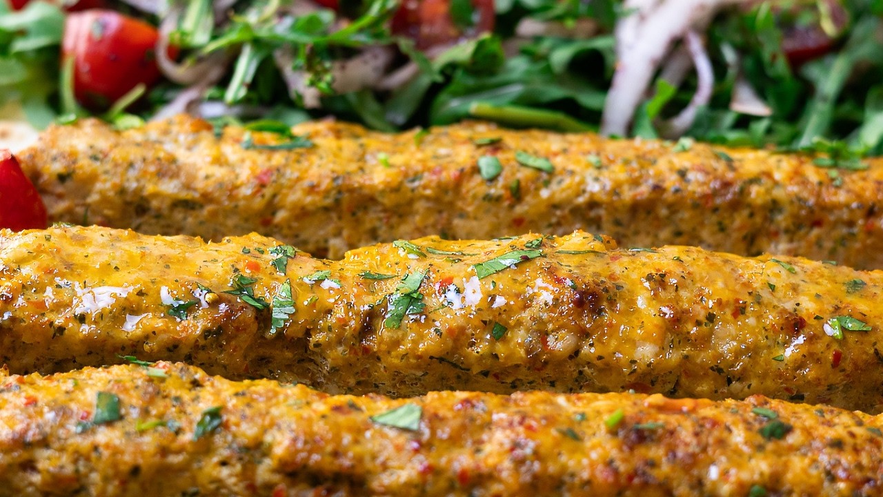 Easy Chicken Kebab In The Oven | No Grill, No Skewers Needed!