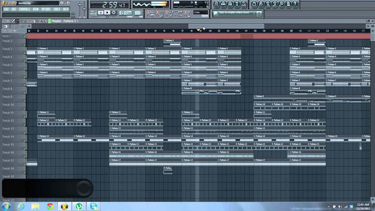Wiz Khalifa - Bluffin Instrumental Remake fl studio (w/free flp!!!)