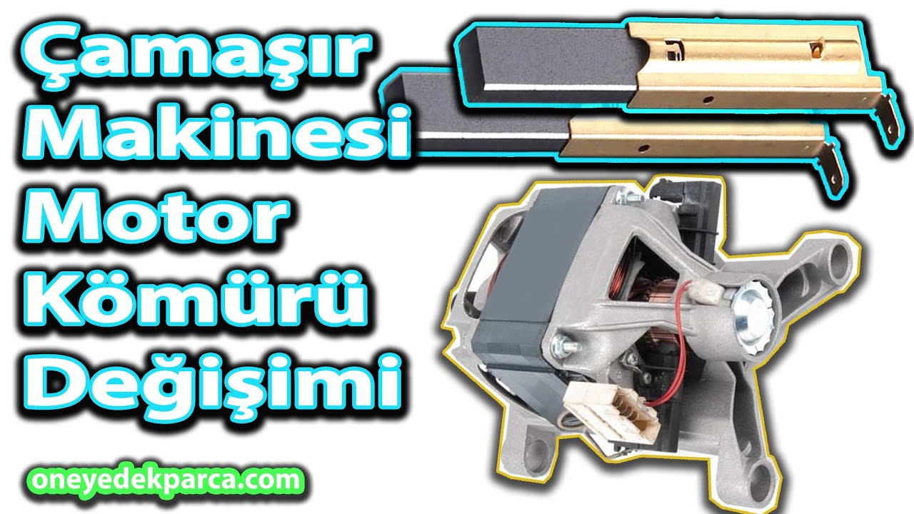 Çamaşır Makinesi Motoru Kömür Değişimi, Motor Makineden Sökülmeden