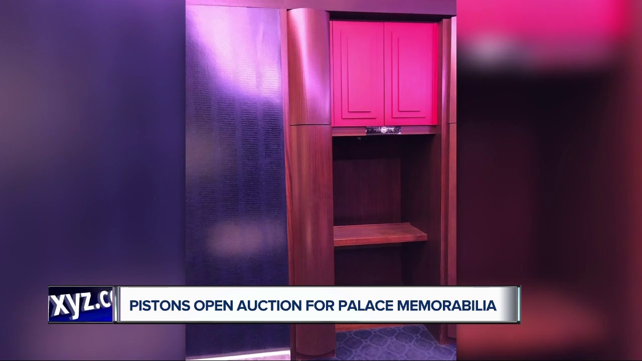Detroit Pistons auctioning of collectibles from The Palace; here's how you can get them