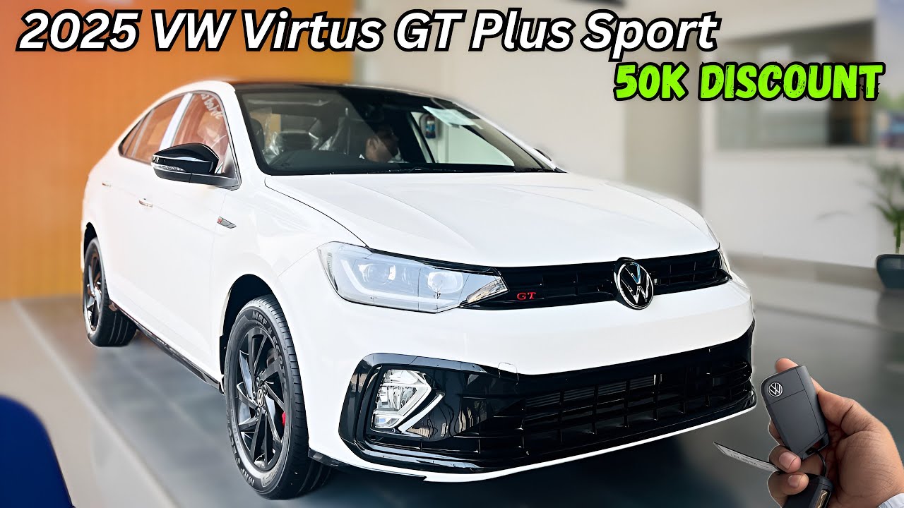 New Volkswagen Virtus GT Plus Sport DSG Full Detailed Review 🔥 Price & Features ❤️ 2025 Virtus