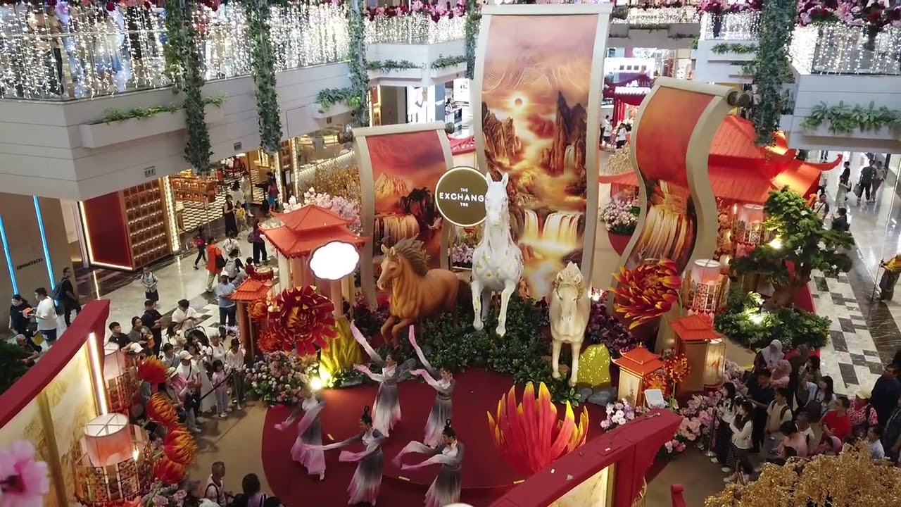 Lunar New Year Celebration Performance | Long Sleeves Dance | TRX Mall | Kuala Lumpur | Malaysia