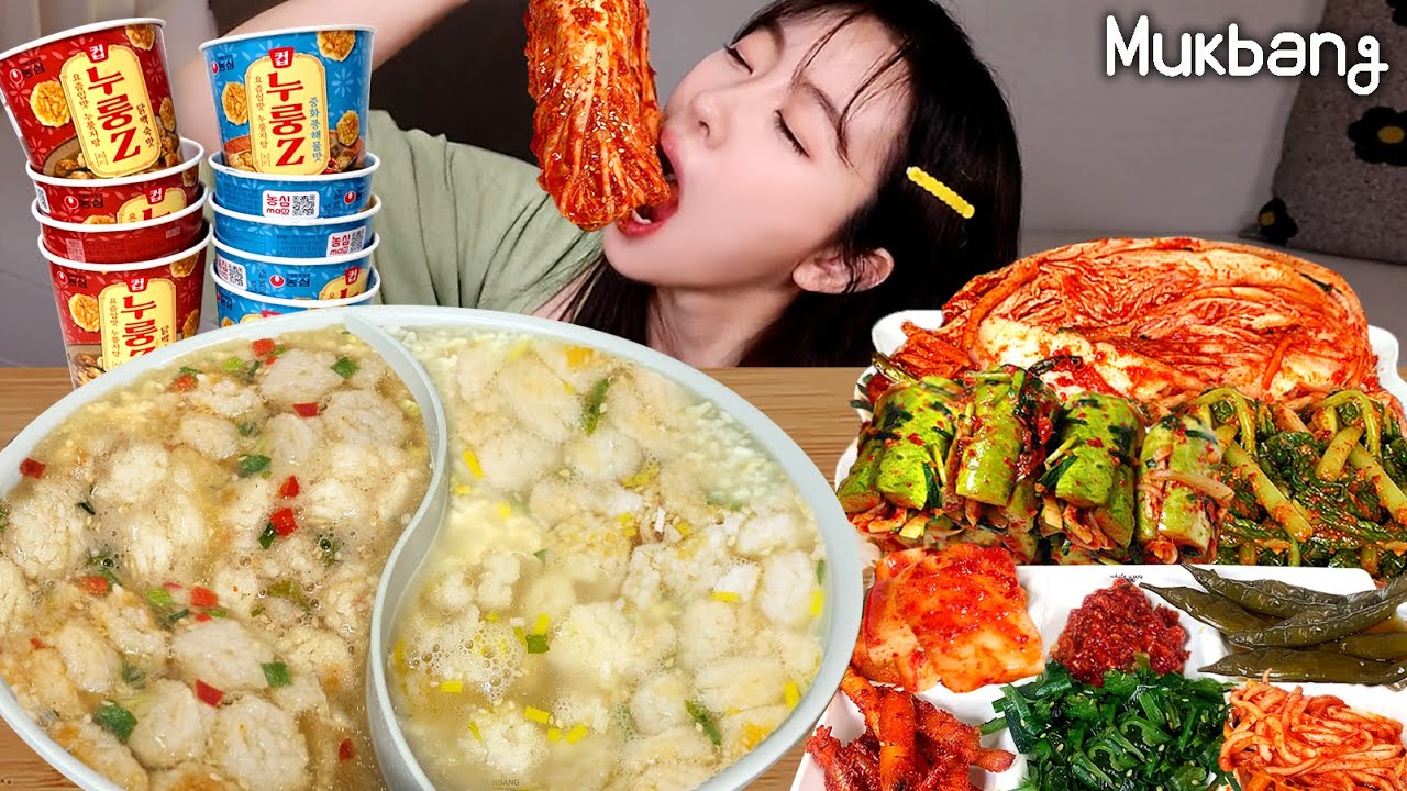 жареный рис туф , Корейские посуды и различные виды кимчиㅣASMR REAL MUKBANGㅣEATING SHOW