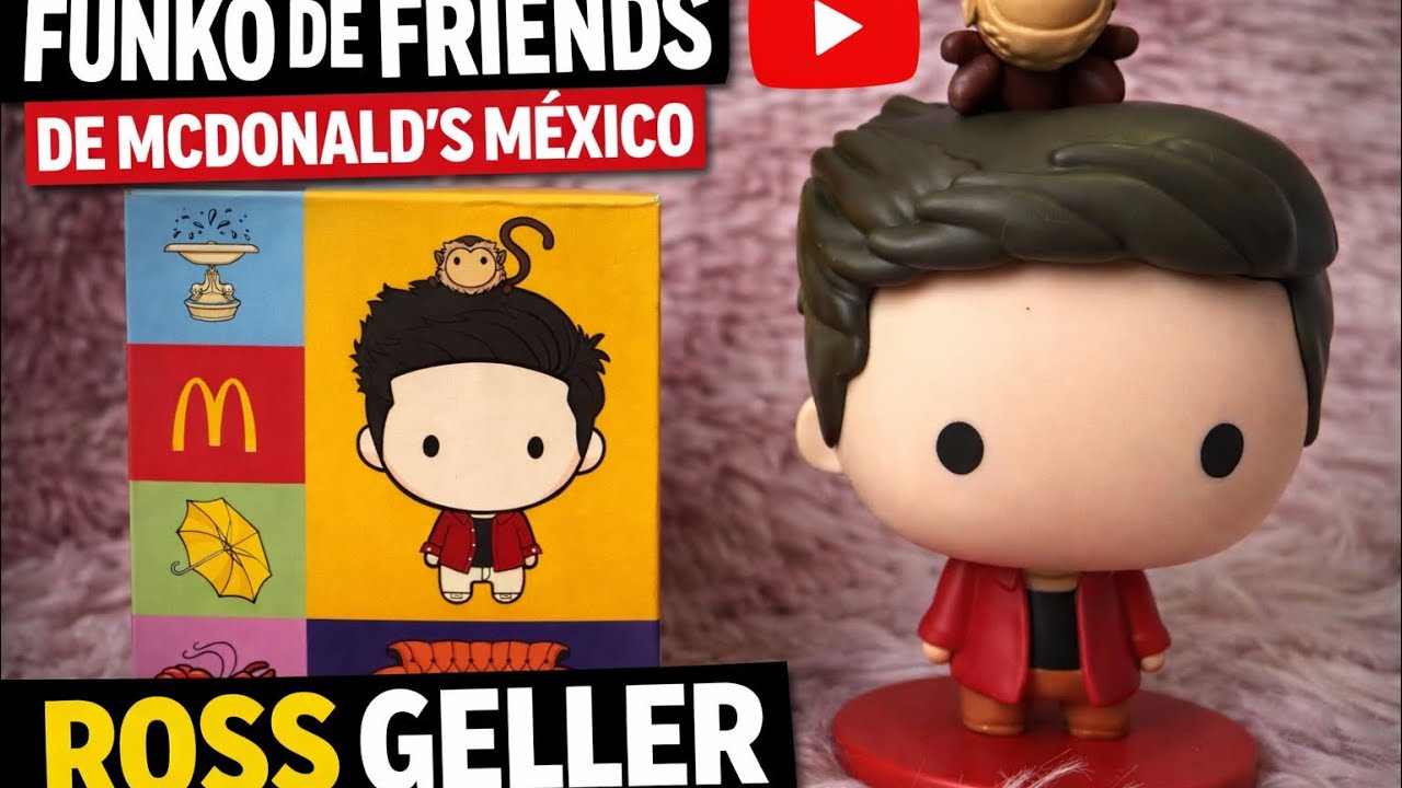 Ross Geller: La historia completa | Muñequito Friends McDonald’s 🦖 🦕 ♥️ 
