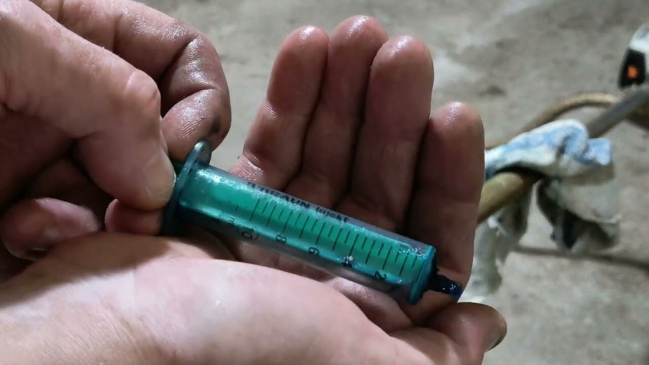 Stihl FS-56 szár és szöghajtás zsírzás,megy vissza a gép a gazdihoz 😁