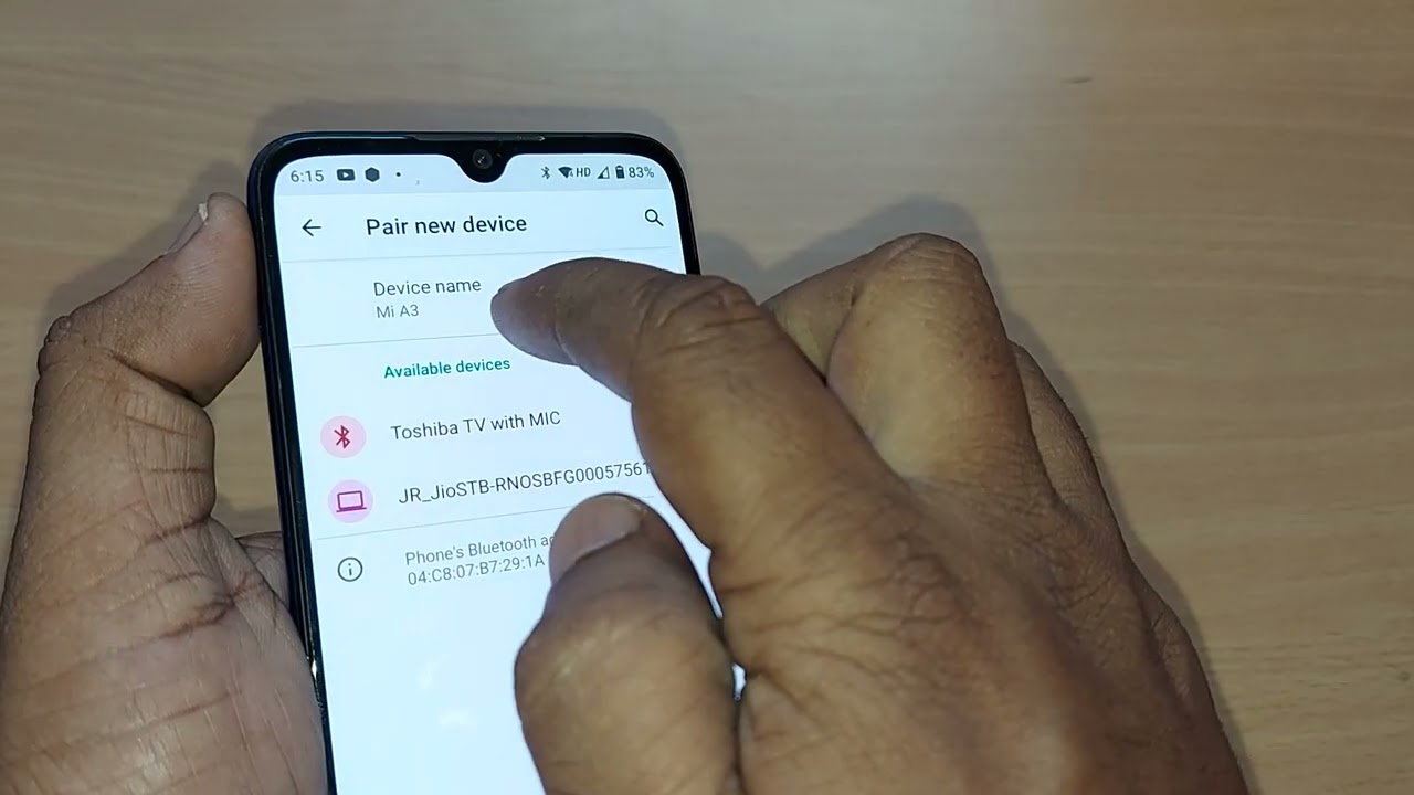 how to pair new device using Bluetooth technology on android phone