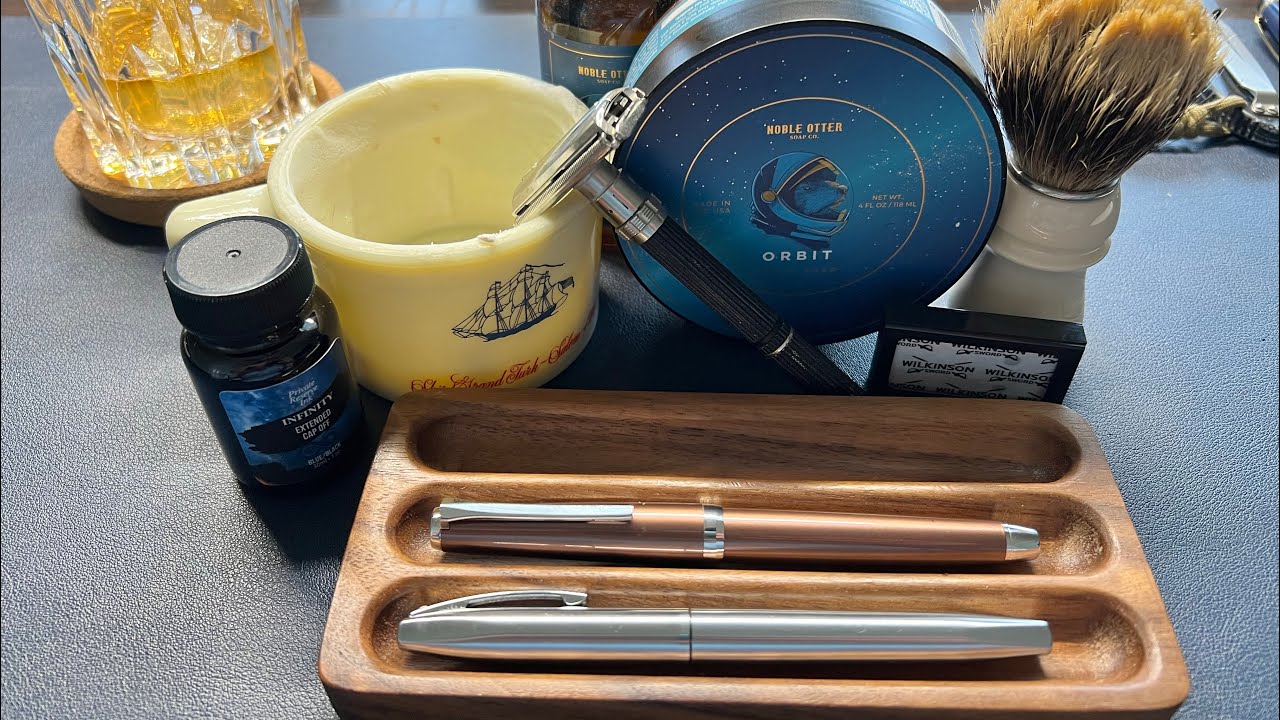 Pen Chat #13: Pilot Metal Falcon, Infinity Extended Cap Off ink, wet shaving, and EDC 