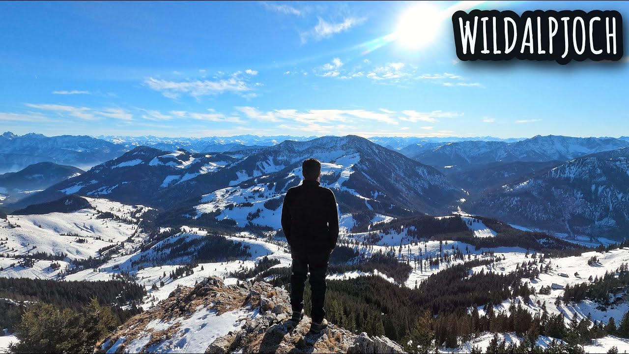 Wildalpjoch (1720m) - Wundersch&ouml;ne Winterwanderung auf die Wendelsteinalternative [Silent Hiking]