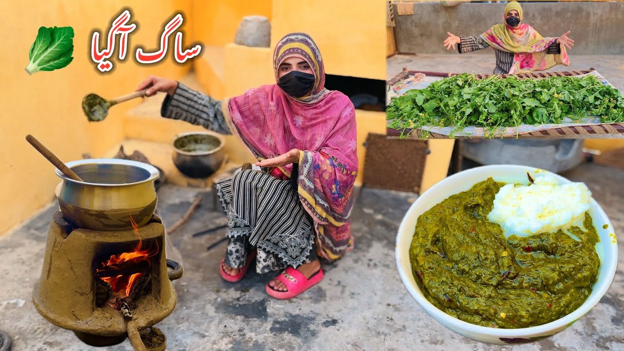 Sarson Ka Saag Agyaa 🥳 With Makhan 
