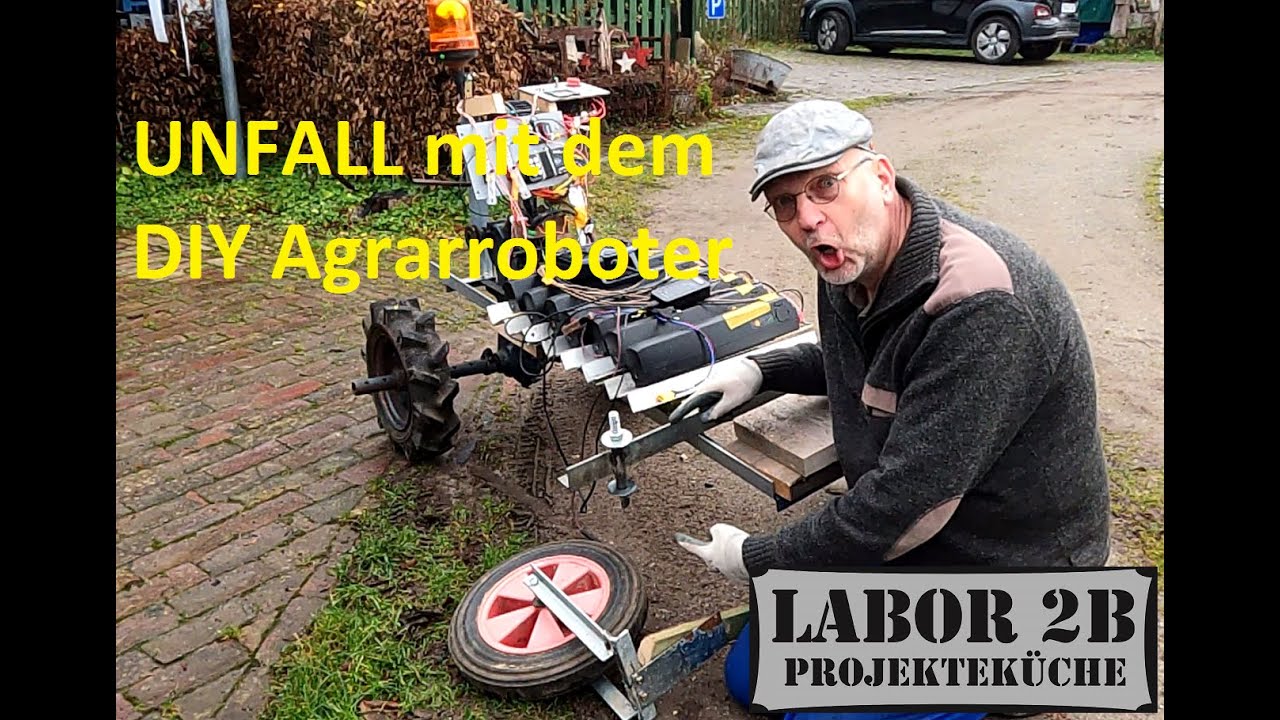 DIY Agrarroboter SCHROTT? 😱 Unfall bei der Lenkung | Farmroboter Reparatur