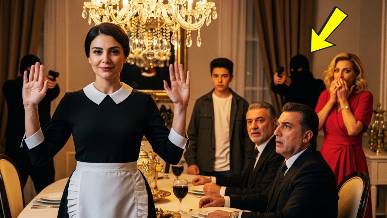 Milyoner soygunlar sürerken hizmetçisinin sakin kaldığını fark etti — hareketi dünyayı şoke etti