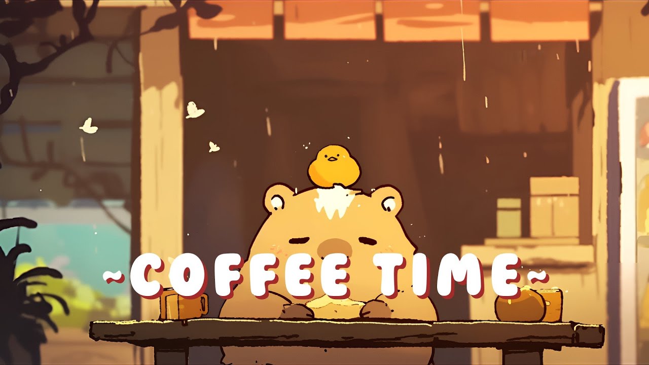 Capybara Lofi Music Station | Calm Music for Focus & Study 📚 🎵