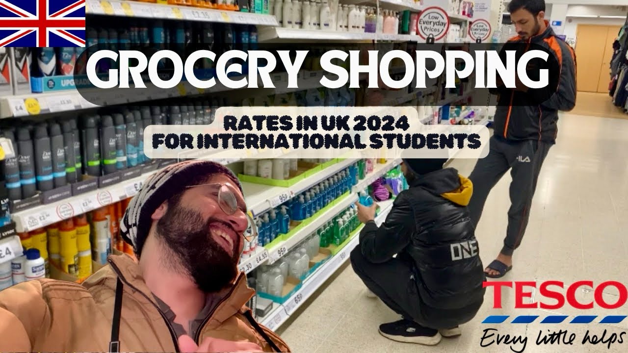 For International Students Grocery Rates in UK 2024 | Tesco Grocery Store in Scotland UK🇬🇧