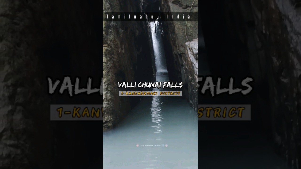 Valli Chunai Waterfall, Kanyakumari District, Tamilnadu, India...🌍