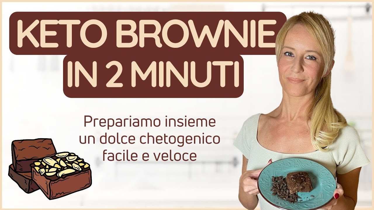 DOLCI CHETOGENICI | Keto brownie al cacao pronti in 2 minuti 🍫