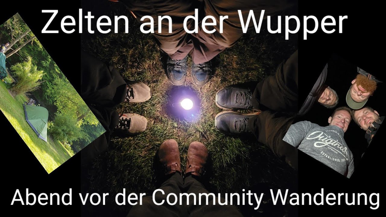 Community Wanderung J&ouml;rg M&uuml;ller Natur in NRW der Tag davor Campen mit J&ouml;rg Sebastian Dominik Dirk