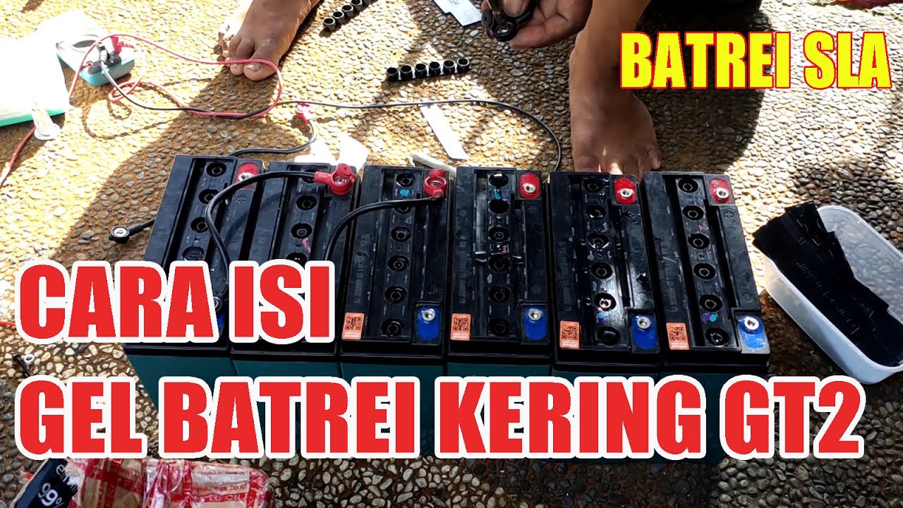 Cara isi Gel di Batrei Kering Sepeda Listrik GT2 Kembali Normal