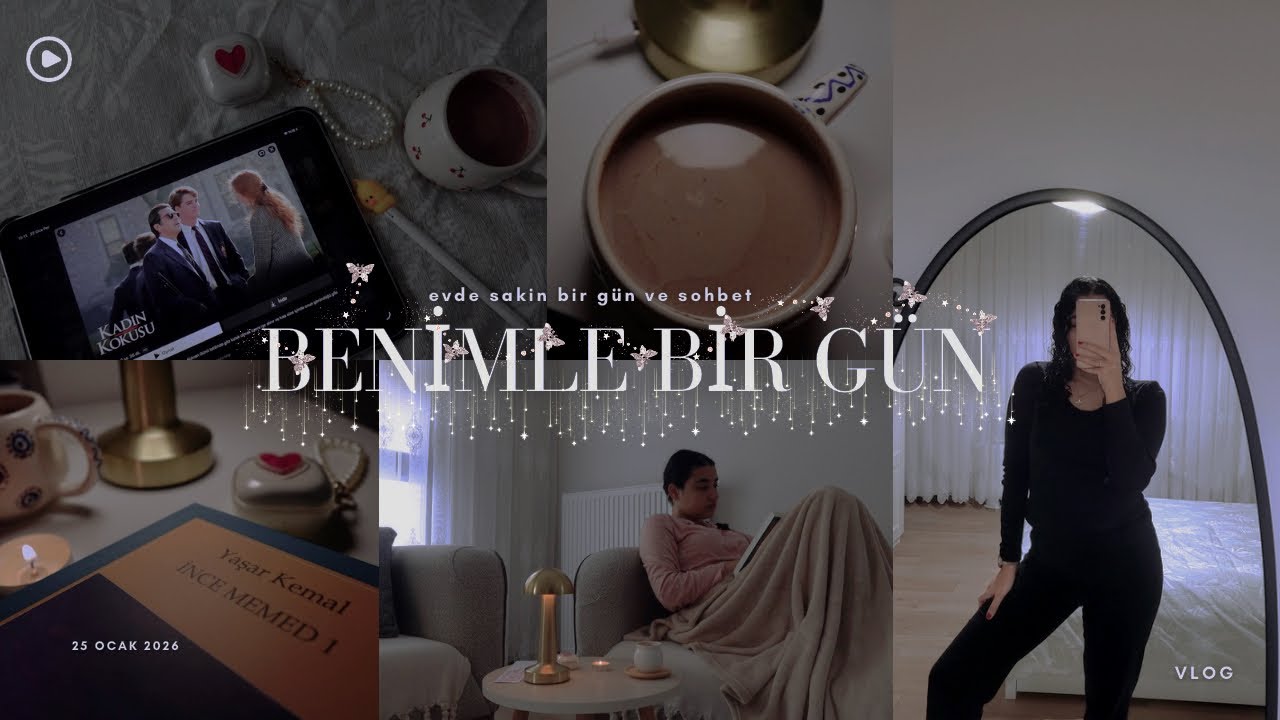 VLOG🐥| benimle evde bir gün, bol sohbet🤭