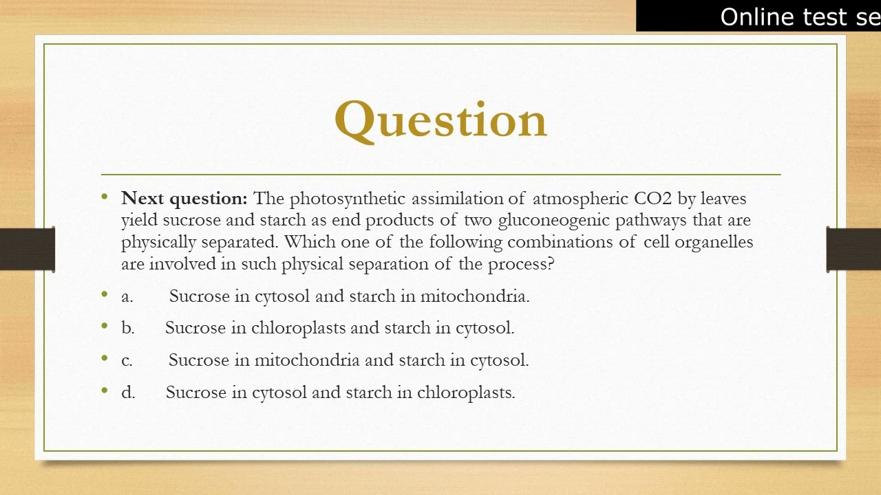 CSIR NET life science previous year solved question papers
