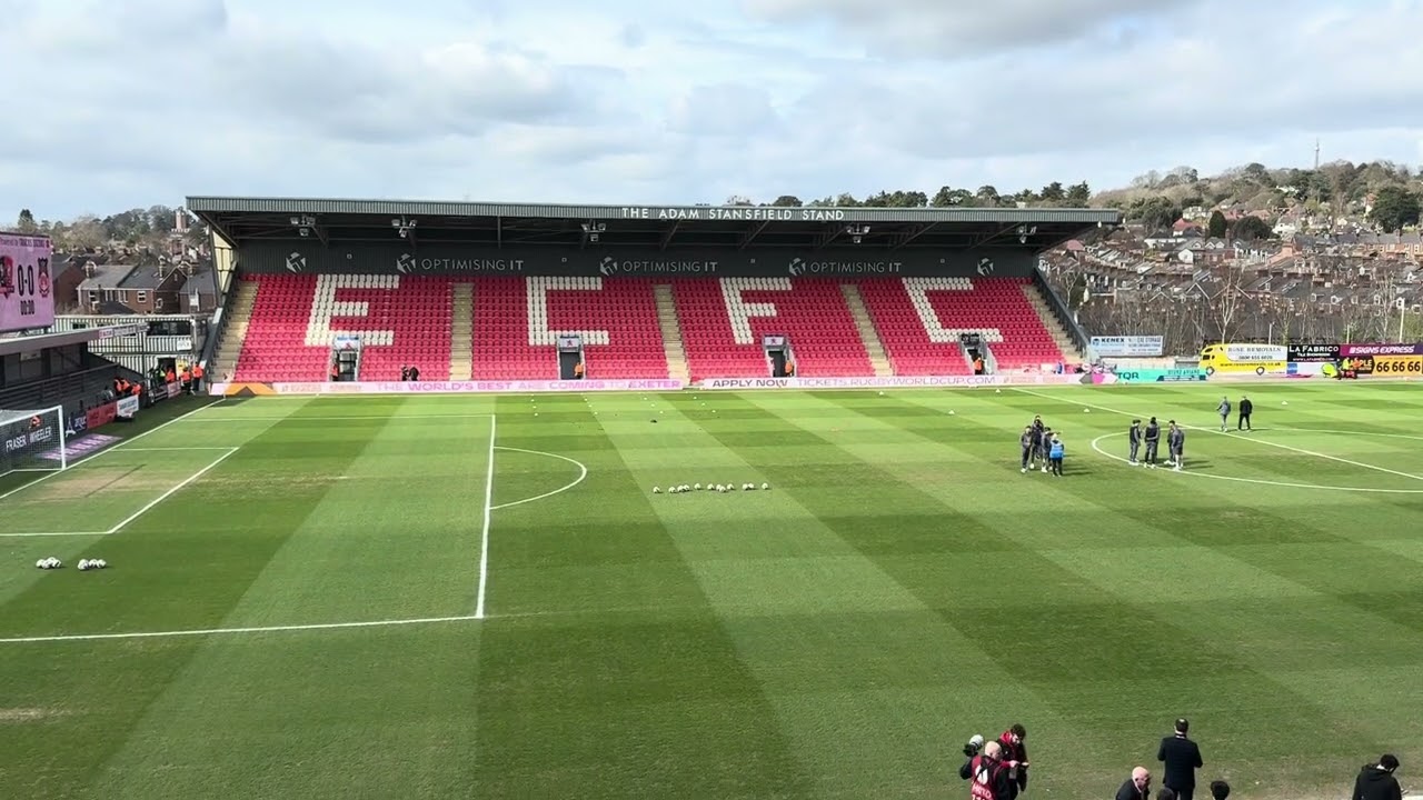 Stadium Description for VI fans: Saint James Park Exeter