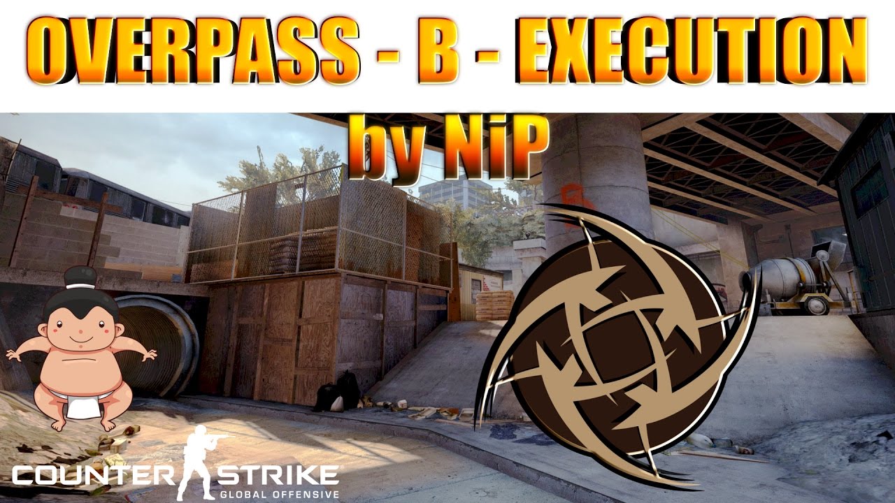 CS:GO Tactics : NiP STRAT ON de_overpass @ B - EXECUTION
