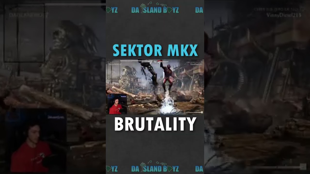 Sektor Brutality MKX #sektor #shorts #mortalkombatx