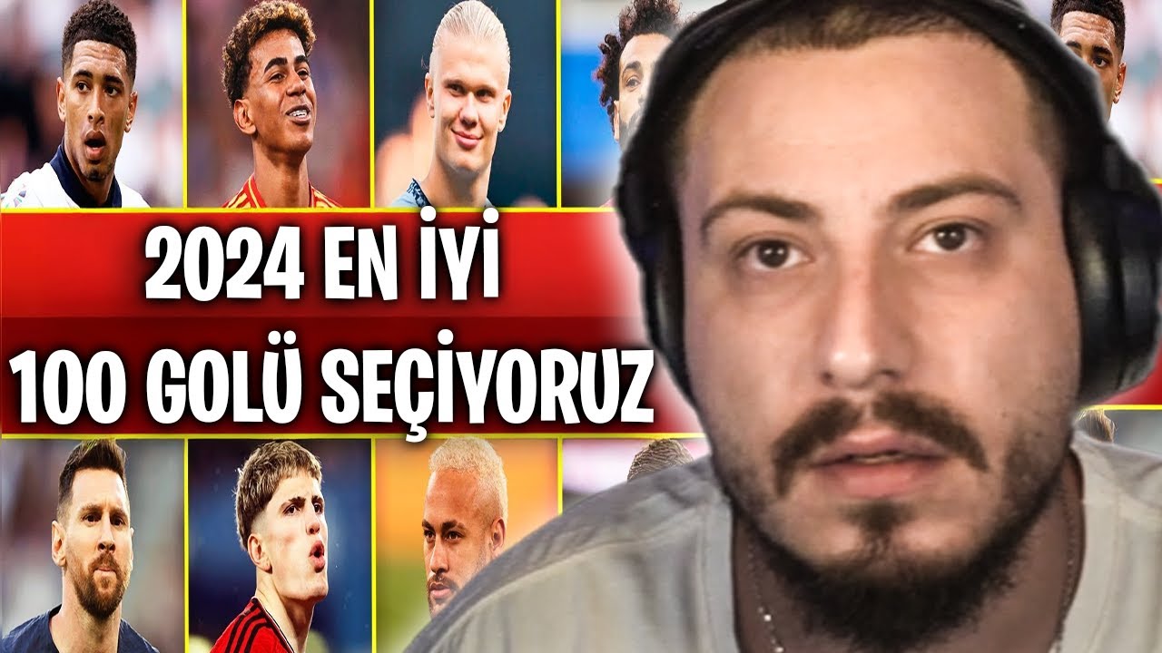 ATABERK DOĞAN 2024 YILINDA ATILMIŞ EN İYİ 100 GOL İZLİYOR